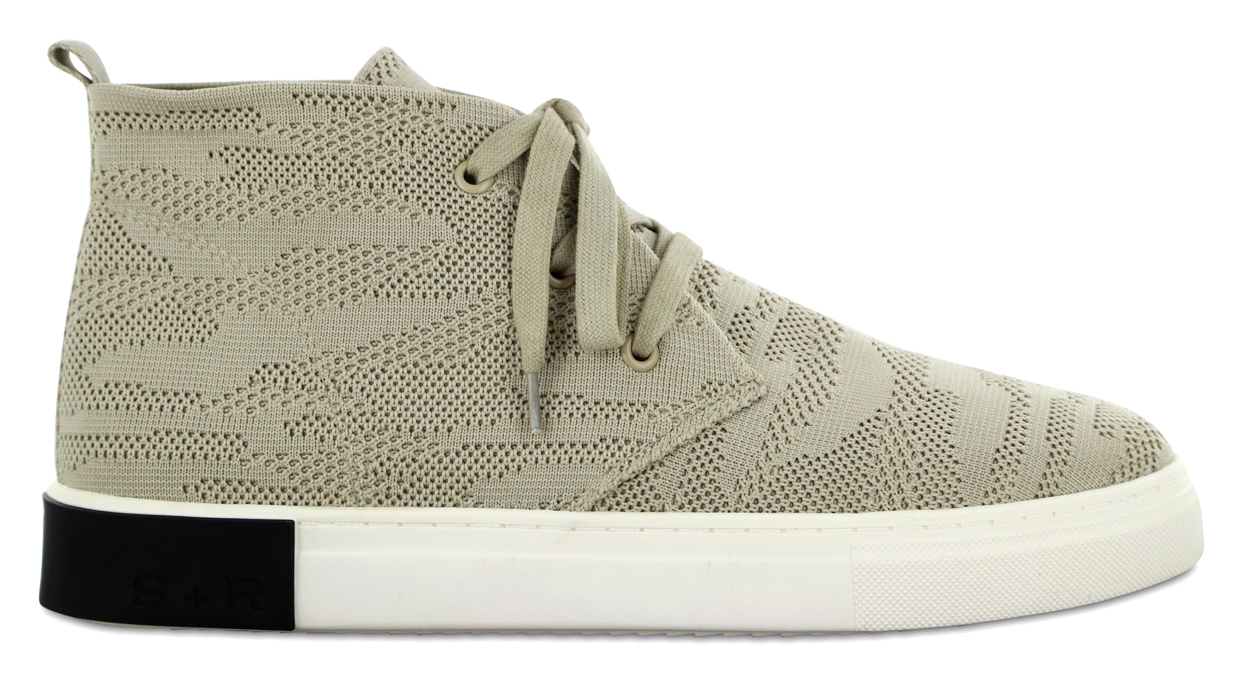 Strauss and Ramm Knit Chukka Sand Camo Lace Up Shoe with Coconut Insoles The Chukka – Strauss + Ramm main image 2